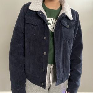 sherpa corduroy jacket